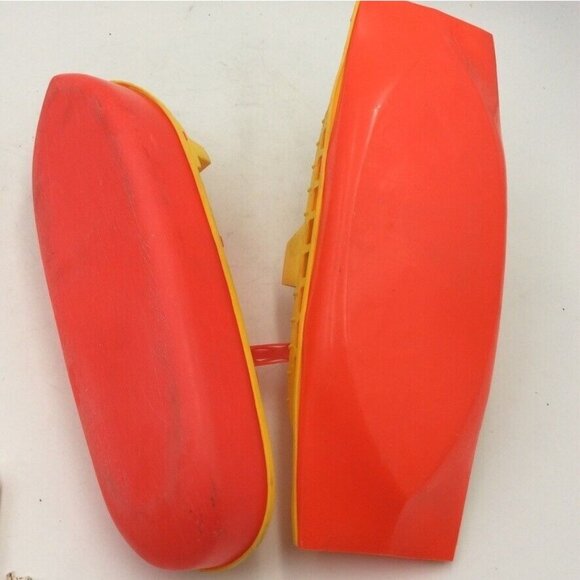 Vintage 60s Toy Plastic Ferry Boat 12” Greek Penny Car Carrier Tug Boats Set 4 - Picture 5 of 16